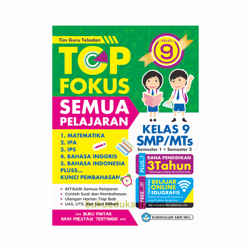 Buku Fokus Matematika Kelas 9 Dunia Sosial