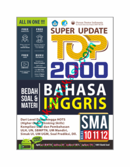 SUPER UPDATE TOP 2000 BEDAH SOAL & MATERI BAHASA INGGRIS