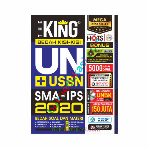 The King Bedah Kisi Kisi Un Usbn Sma Ips 2020 Buku Edukasi
